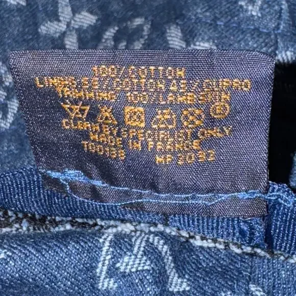 Louis Vuitton 90s Y2K Denim Bucket Hat Monogram Blue - Picture 4 of 4